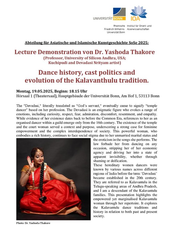 Dr. Yashoda Thakore - Lecture Demonstration