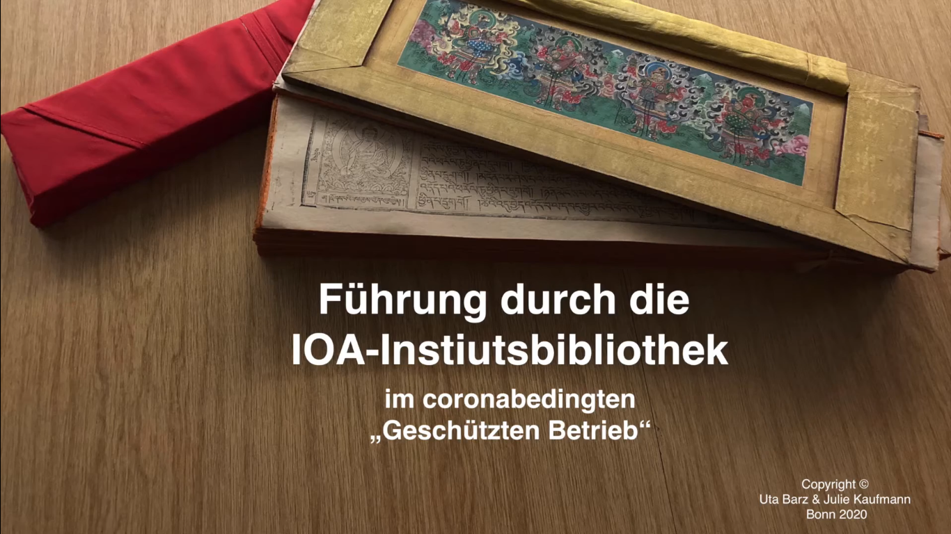 Führung durch die IOA-Institutsbibliothek, Universität Bonn