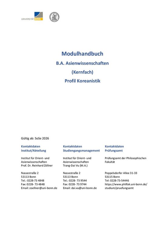 B.A. Asienwissenschaften (Kernfach) Koreanistik.pdf