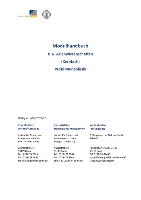 B.A. Asienwissenschaften (Kernfach) Mongolistik.pdf