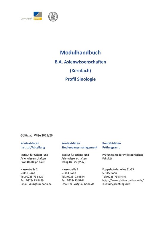 B.A. Asienwissenschaften (Kernfach) Sinologie.pdf