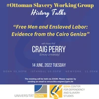 #Ottoman Slavery Working Group - History Talks: Craig Perry