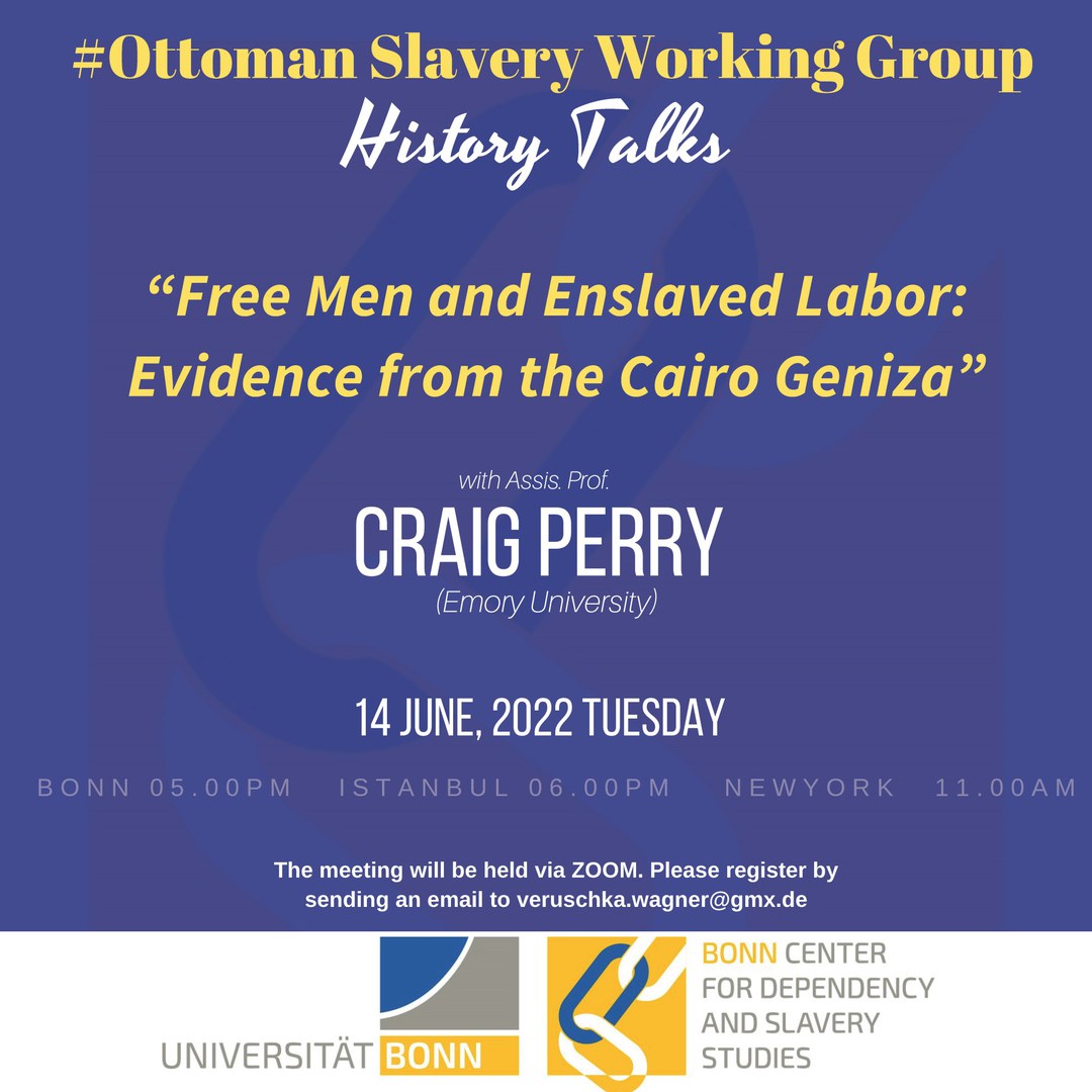 #Ottoman Slavery Working Group - History Talks: Craig Perry