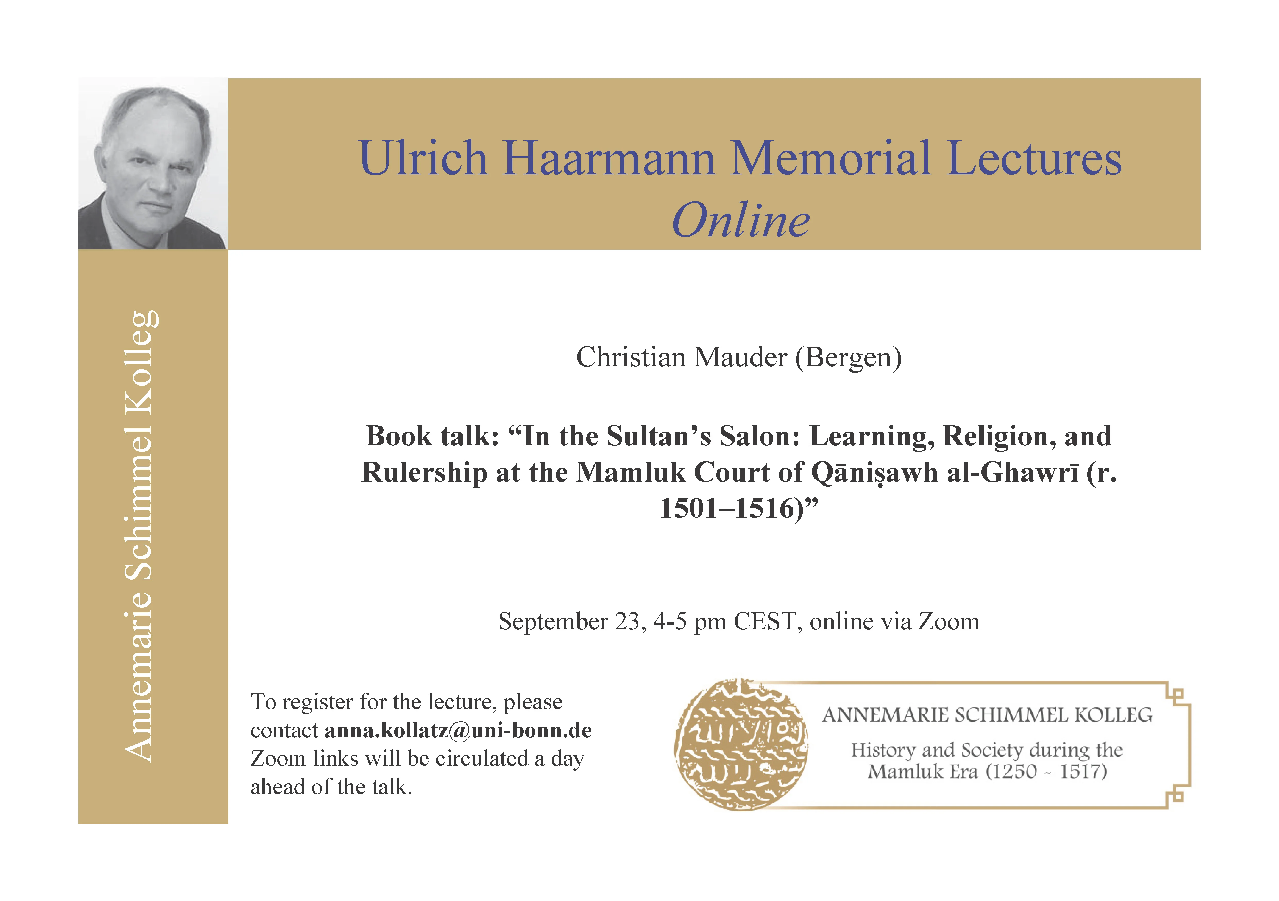 UHMLO September 23, 4-5 pm CEST