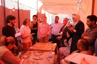 A team from the Department of Antiquities visits us during the pottery reading.jpg