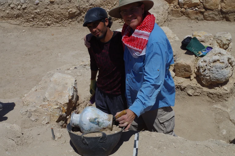 Ayman and Bob and the jar.jpg