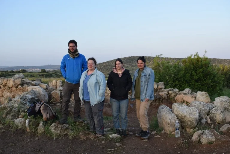 The Mosque and the Courtyard, with Volker, Britta, Rebecca, and Julia, from left to right..jpg