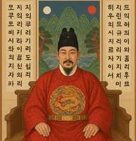 König Sejong auf dem Thron_klein.png