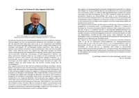 Wir trauern um Prof. Dr. Klaus Sagaster (1933-2025)