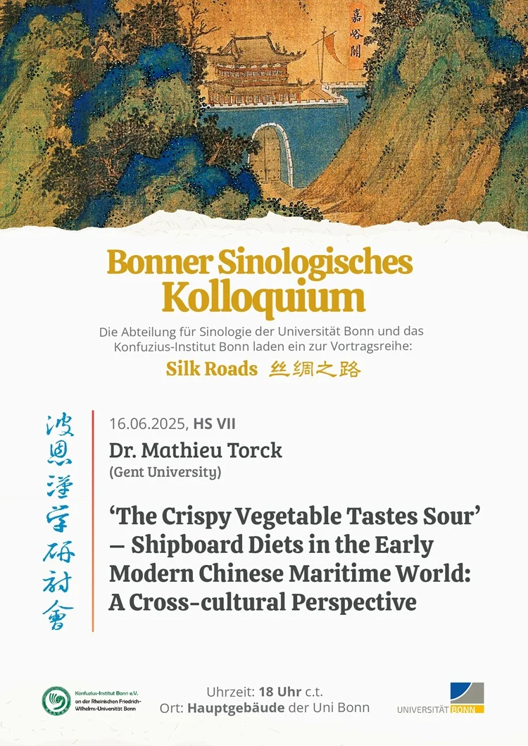 Bonner Sinologisches Kolloquium (16.06.2025) - Dr. Mathieu Torck