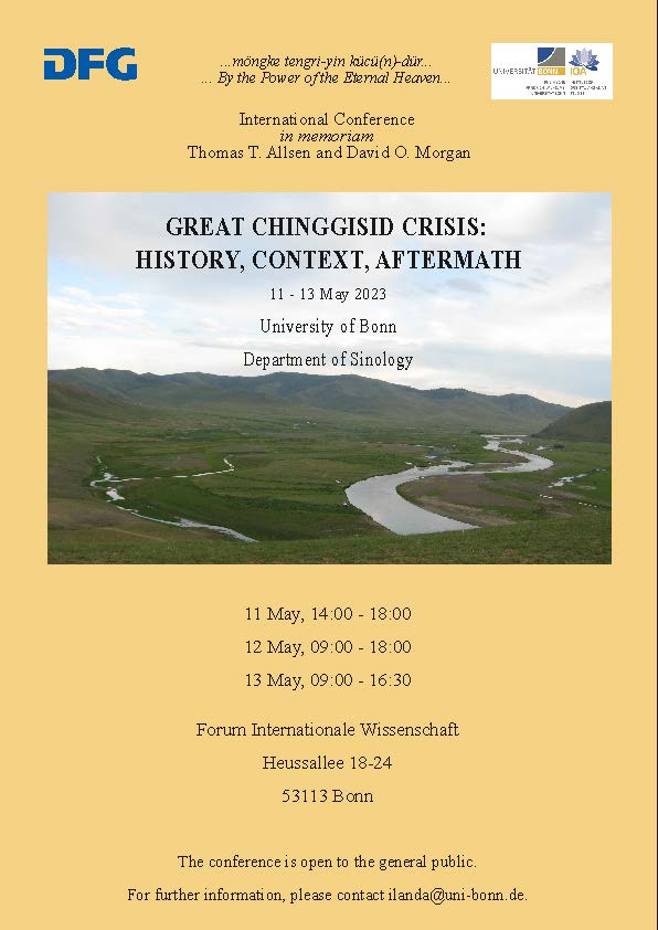 11-13.05.2023 "Great Chinggisid Crisis: History, Context, Aftermath"