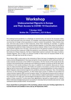 COVID Workshop Programme