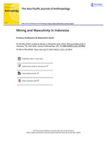 Mining and Masculinity in Indonesia - Kristina Großmann and Alessandro Gullo