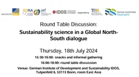 Sustainability science in a Global North-South dialogue