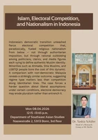Islam, Electoral Competition,  and Nationalism in Indonesia