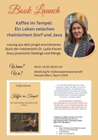 09.12. Book Launch "Kaffee im Tempel:  Ein Leben zwischen rheinischem Dorf und Java"