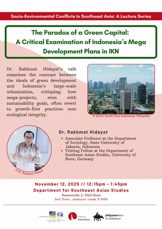 12.11. "The Paradox of a Green Capital:  A Critical Examination of Indonesia’s Mega Development Plans in IKN"