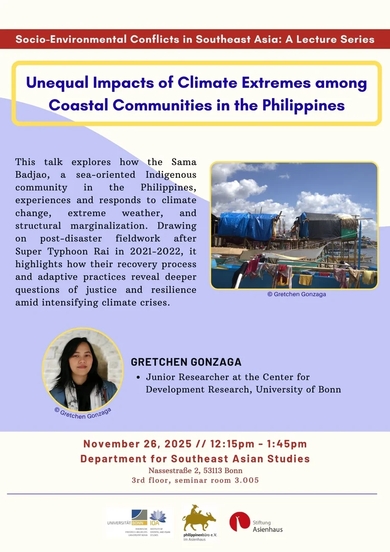 26.11. "Unequal Impacts of Climate Extremes among Coastal Communities in the Philippines"