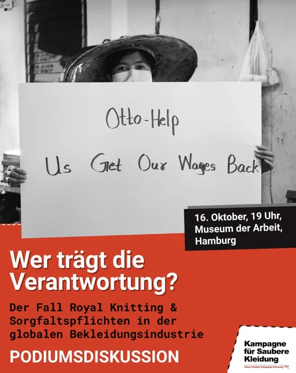 Podiumsdiskussion 16.10. “Wer trägt die Verantwortung?”