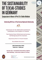 The Sustainability of T(h)ai-Studies in Germany