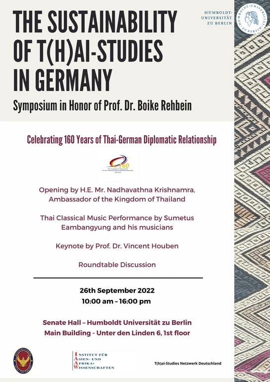 The Sustainability of T(h)ai-Studies in Germany