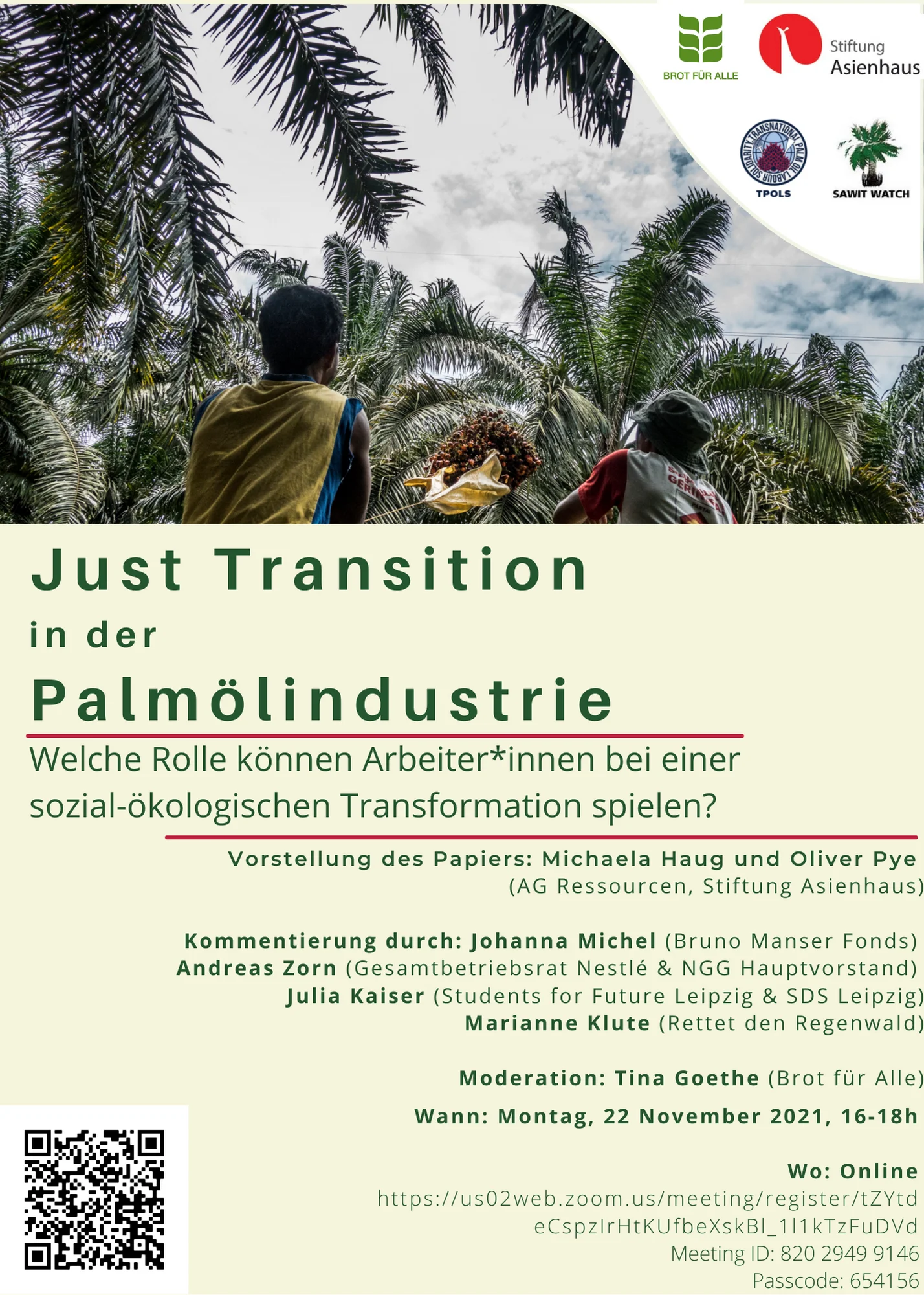 Just Transition   in der Palmölindustrie
