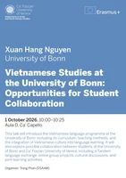 Vietnamese Studies at the University of Bonn: Opportunities for Student Collaboration