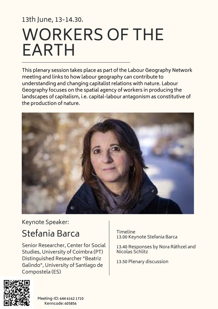 Workers of the Earth - Öffentlicher Keynote von Stefania Barca